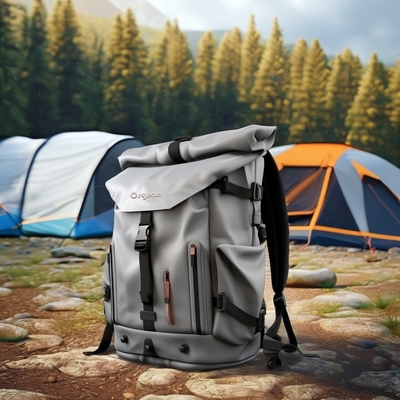 Unisex Outdoor Sports 60L Καμπινγκ Ρουκάκι με Αδιάβροχο Καπάκι Βροχής και Softback