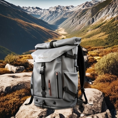 Unisex Outdoor Sports 60L Καμπινγκ Ρουκάκι με Αδιάβροχο Καπάκι Βροχής και Softback