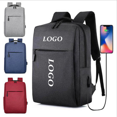 Προσαρμοσμένο LOGO Λάπτοπ Mockpack για άνδρες Business bag a dos Waterproof Oxford mochilas Σχολικό Mockpack με USB