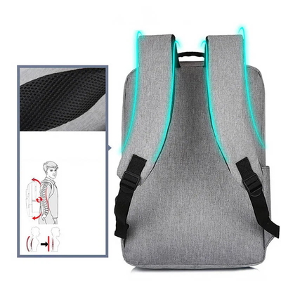 Προσαρμοσμένο LOGO Λάπτοπ Mockpack για άνδρες Business bag a dos Waterproof Oxford mochilas Σχολικό Mockpack με USB