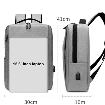 Προσαρμοσμένο LOGO Λάπτοπ Mockpack για άνδρες Business bag a dos Waterproof Oxford mochilas Σχολικό Mockpack με USB