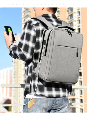 Προσαρμοσμένο LOGO Λάπτοπ Mockpack για άνδρες Business bag a dos Waterproof Oxford mochilas Σχολικό Mockpack με USB